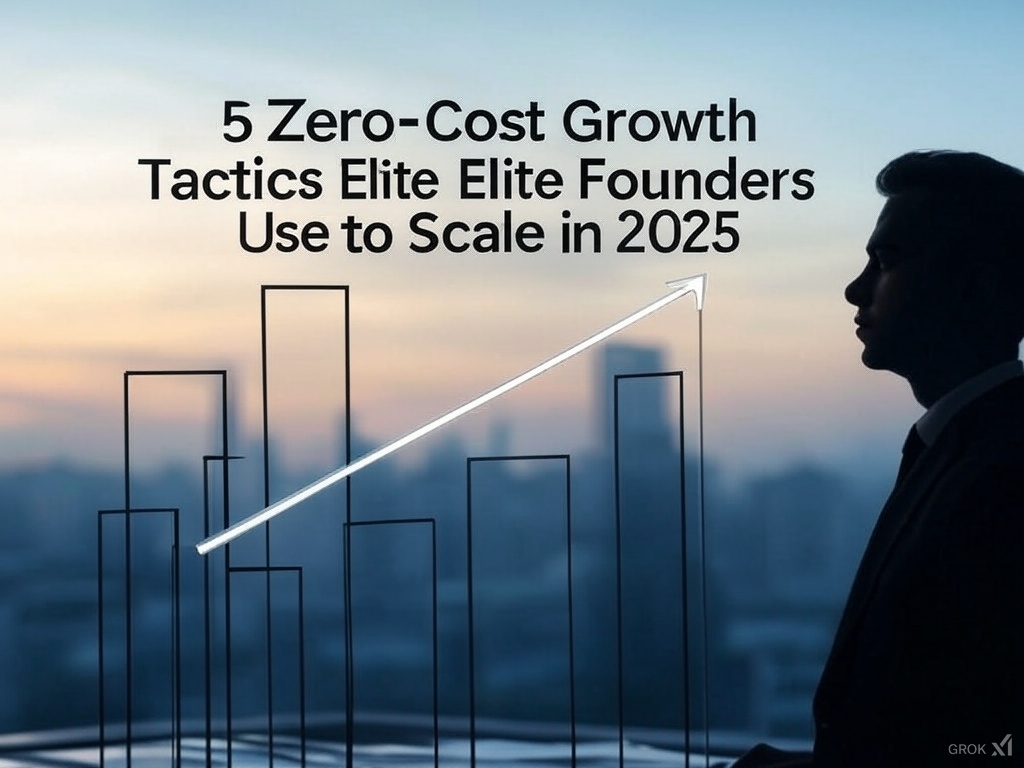 "5 Zero-Cost Growth Tactics Elite Founders Use to Scale in 2025"