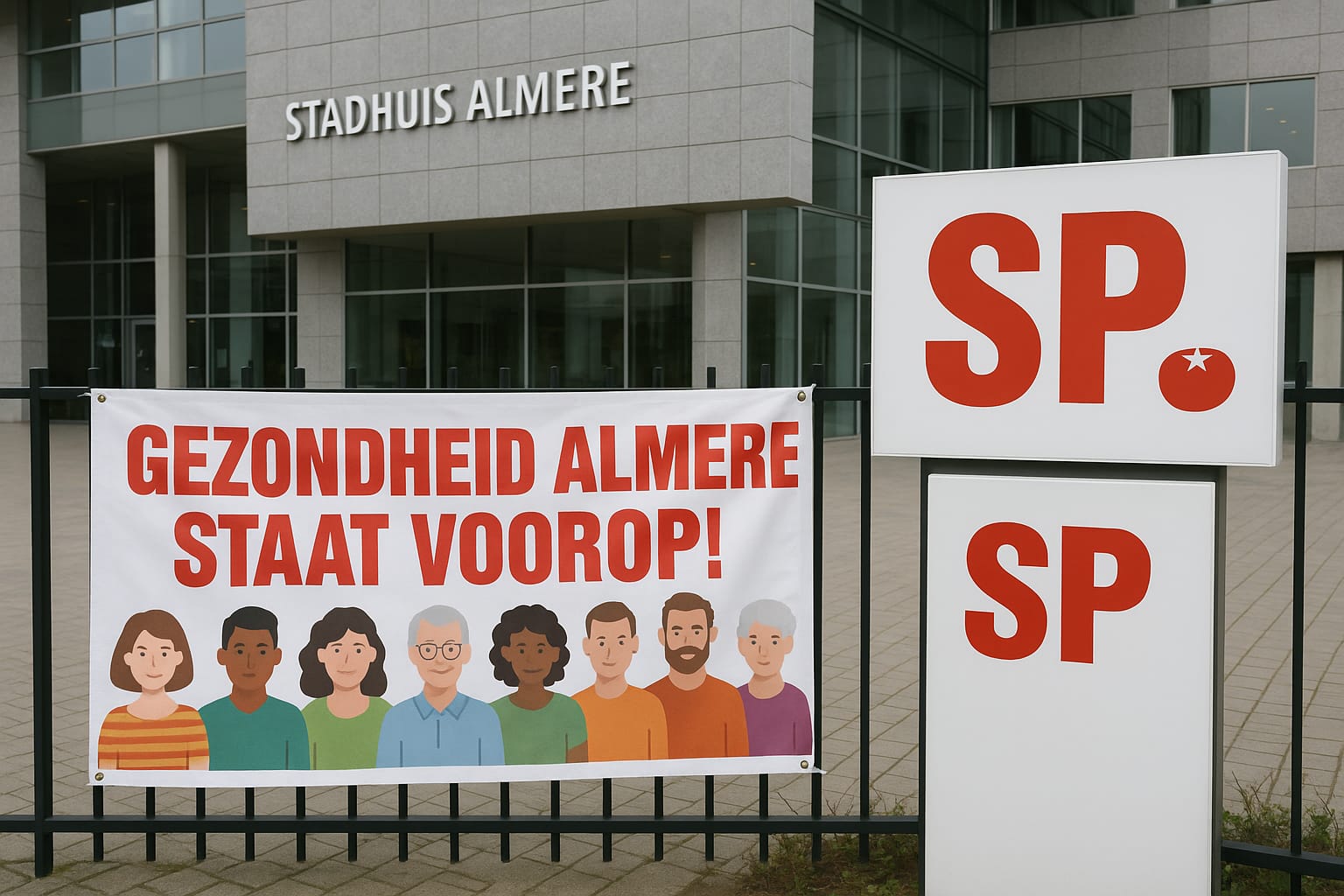SP Almere deelt zorgen: “Gezondheid Almeerders altijd voorop”