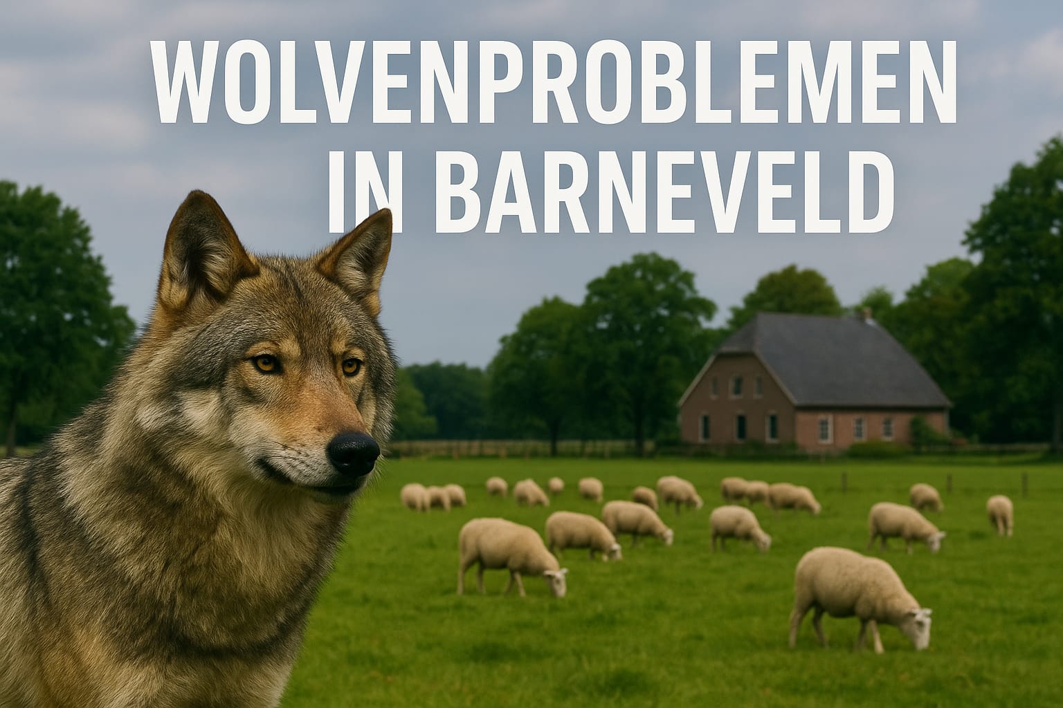Grip krijgen op ‘probleemwolf’ voorkomen: rechter verbiedt voorlopig afschot Wolf zorgt voor spanningen in Barneveld