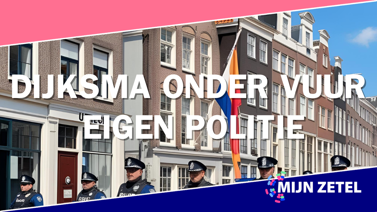 Burgemeester Dijksma onder vuur bij eigen politie
