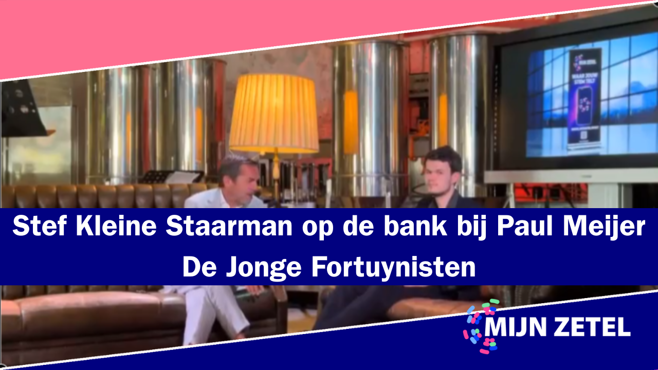 Stef Kleine Staarman, voorzitter van de Jonge Fortuynisten geeft visie op lokale verkiezingen